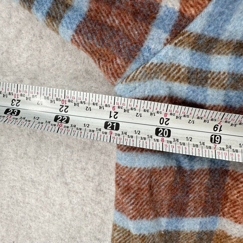NWT Ford Bronco Graphic Shacket Flannel Shirt Womens XS Long Sleeve Plaid‎ - Picture 13 of 14